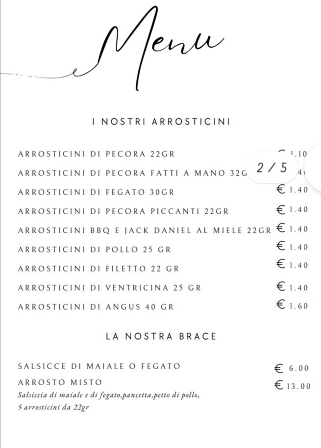 ARROSTICI' Photo Menu 1