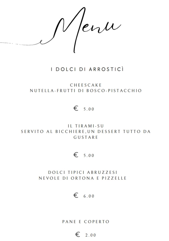 ARROSTICI' Photo Menu 3