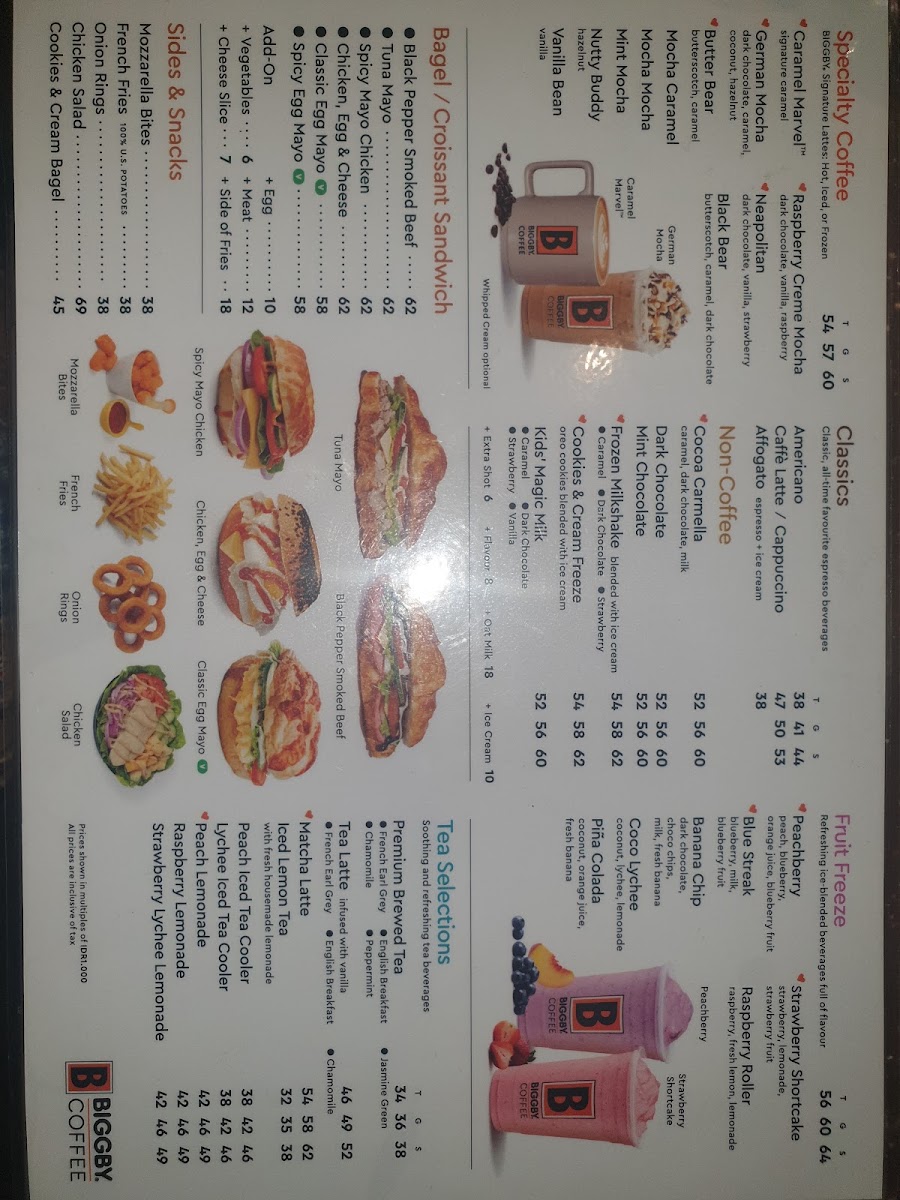 BIGGBY COFFEE Lippo Mall Puri Photo Menu 2