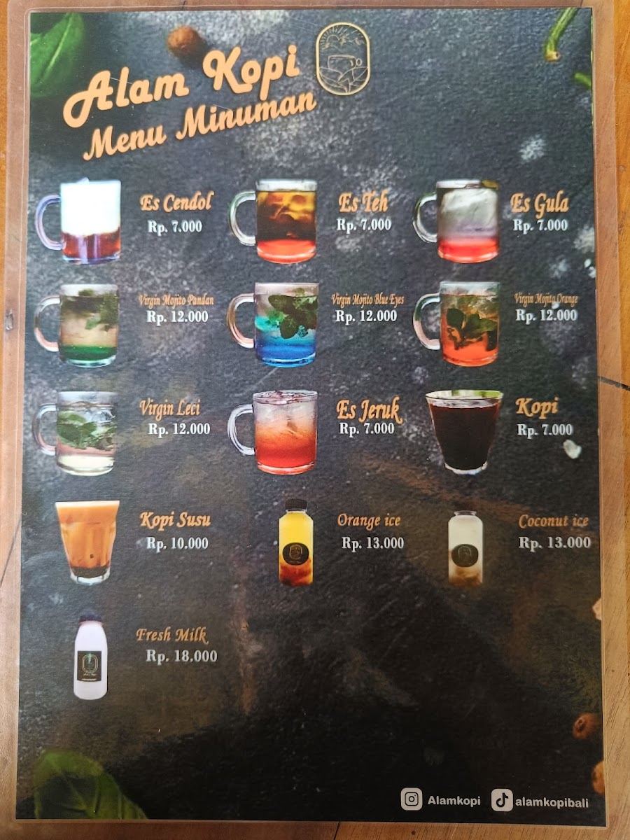 Alam Kopi Bali Photo Menu 10