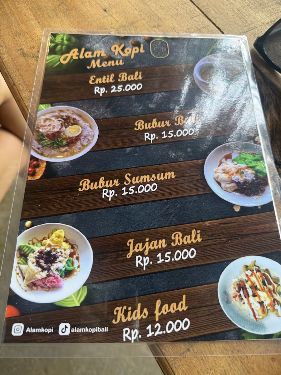 Alam Kopi Bali Photo Menu 3