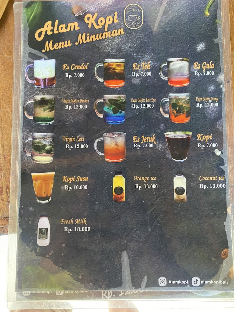 Alam Kopi Bali Photo Menu 5