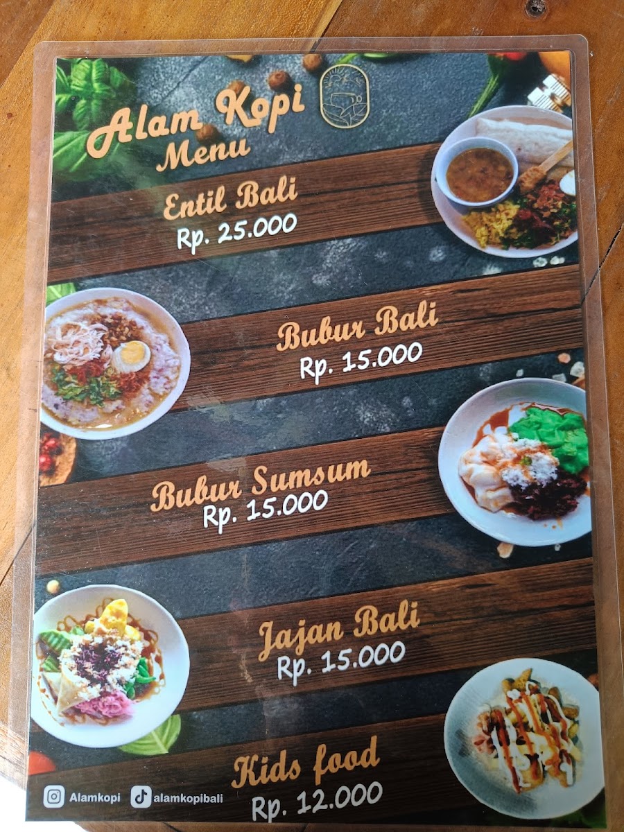 Alam Kopi Bali Photo Menu 6