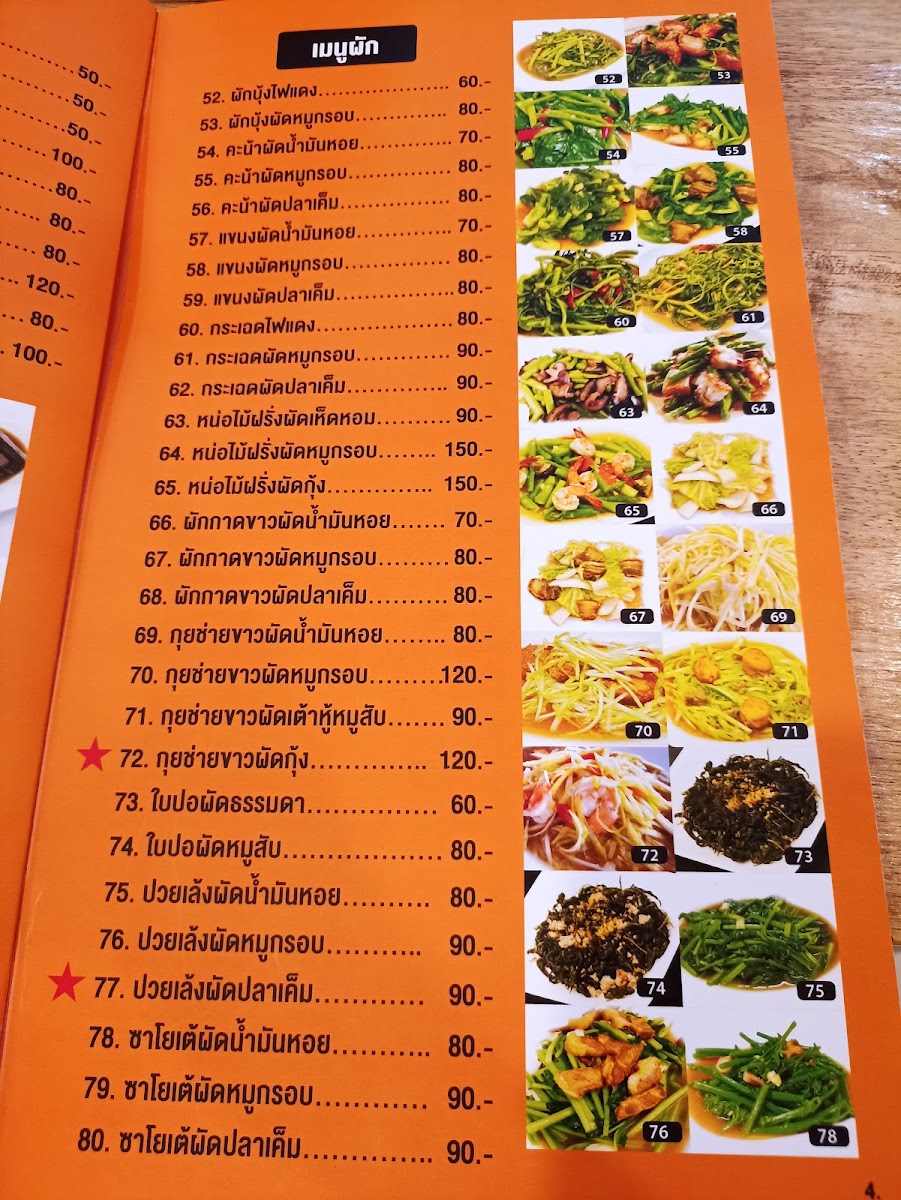 ข้าวต้ม 1 บาท กลางเวียงสาขา 2 Kaowtom 1 Baht Klang Wiang Photo Menu 10
