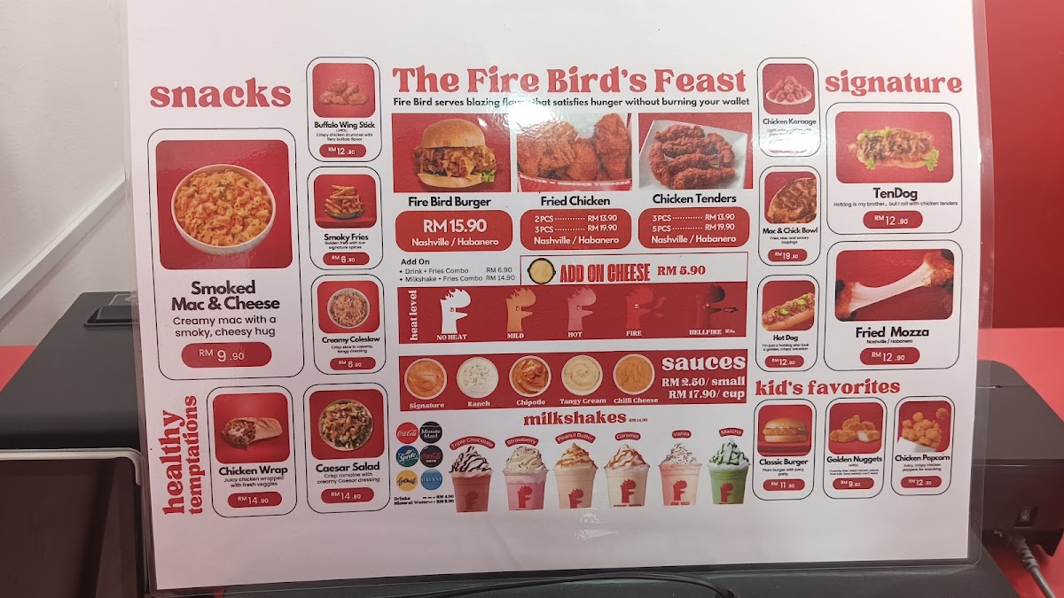 Fire Bird Sitiawan Photo Menu 2