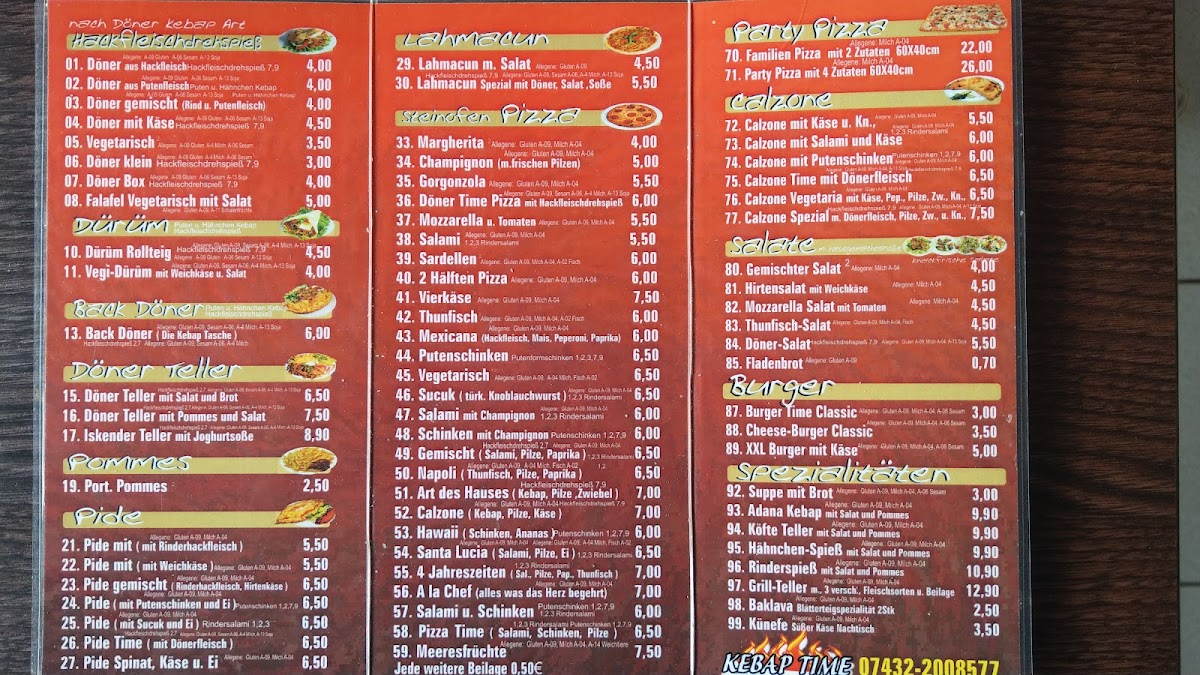 Onstmettinger Kebap Haus Photo Menu 1