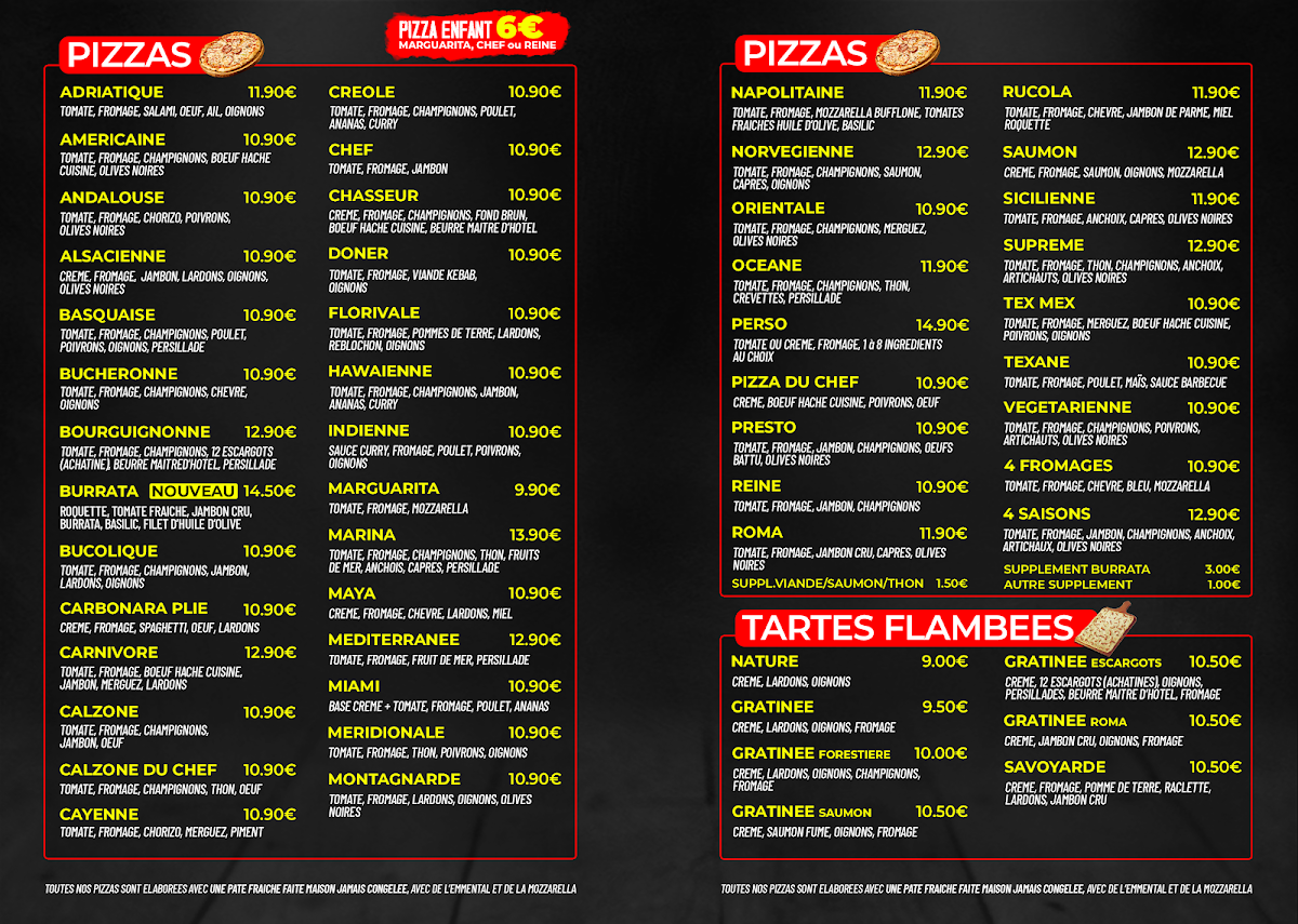 PRESTO PIZZA GUEBWILLER Photo Menu 5