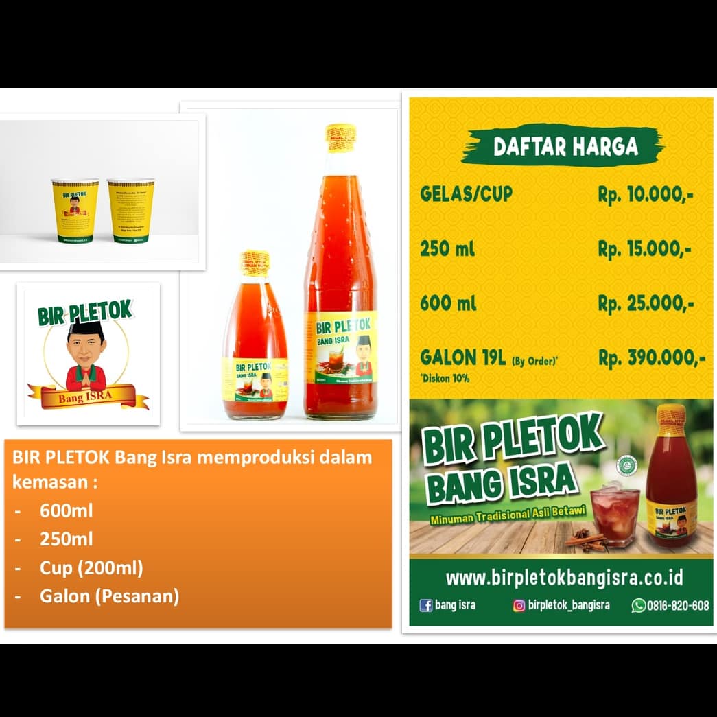 Bir Pletok Bang Isra Photo Menu 2