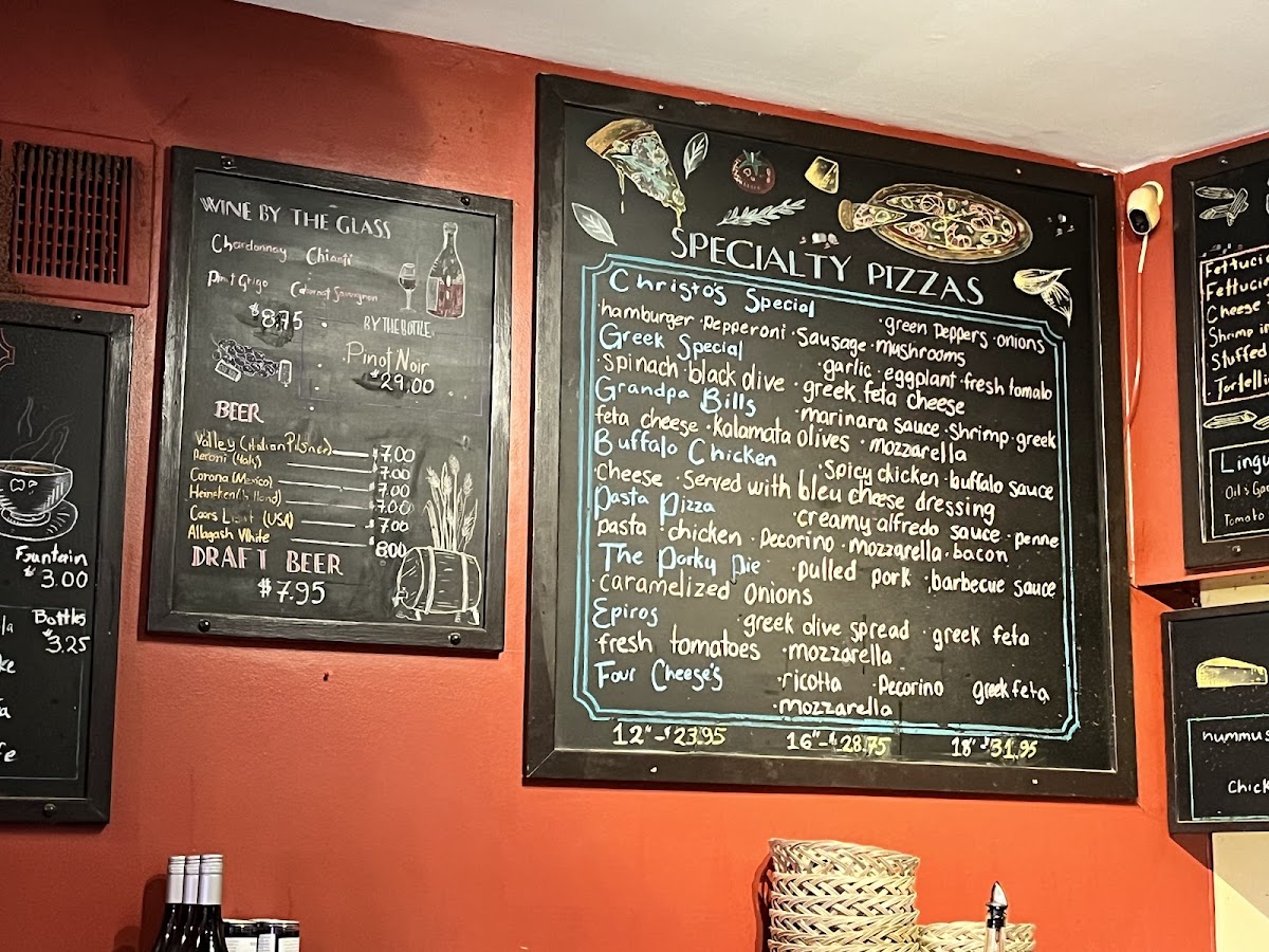 Christos' Pizza and Pasta Photo Menu 9