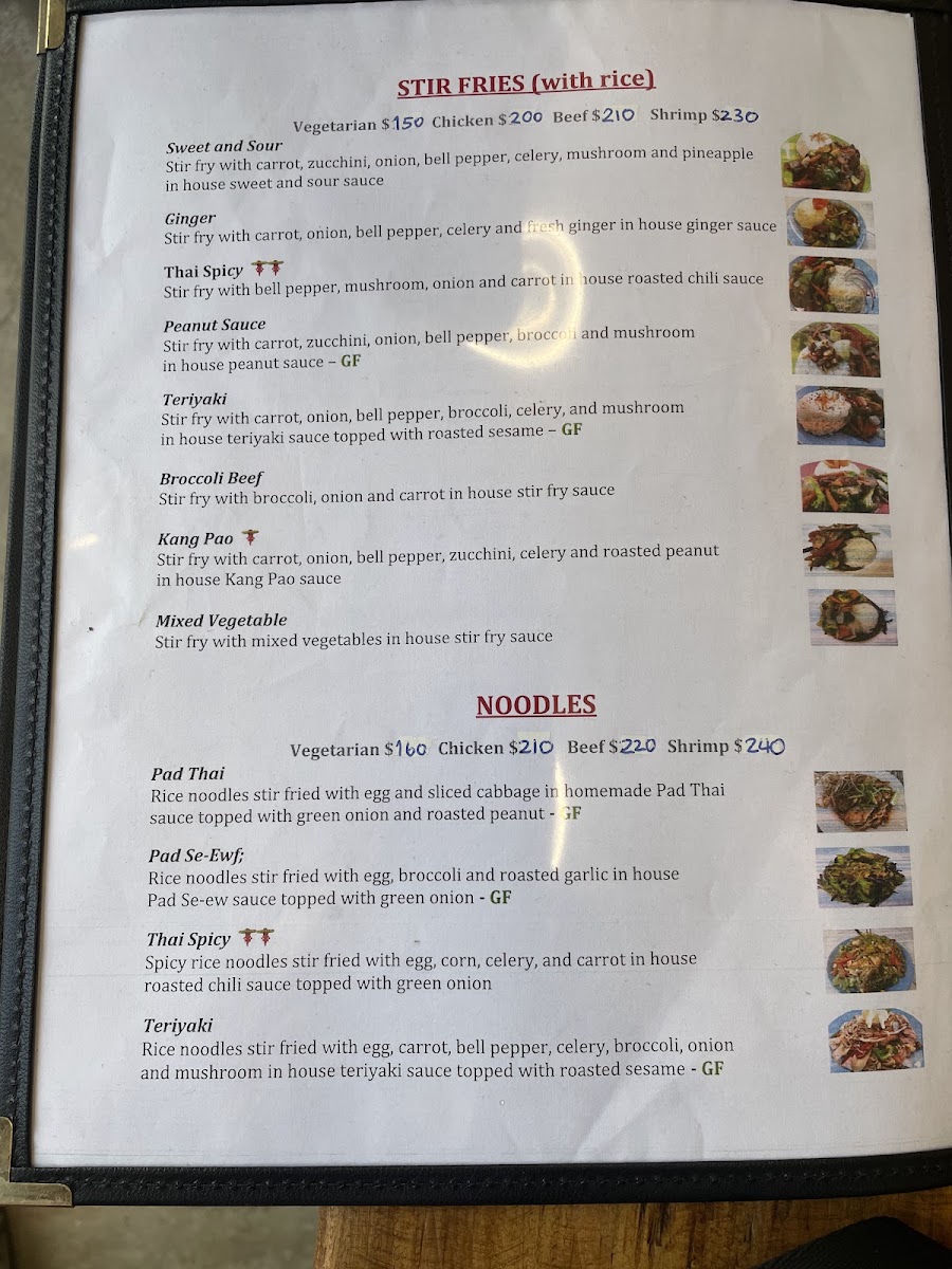 Thai Bistro Bucerias Photo Menu 1