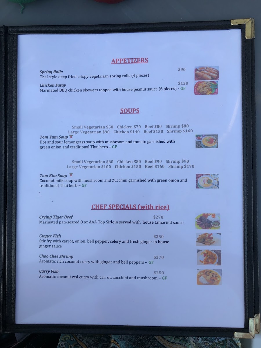 Thai Bistro Bucerias Photo Menu 4