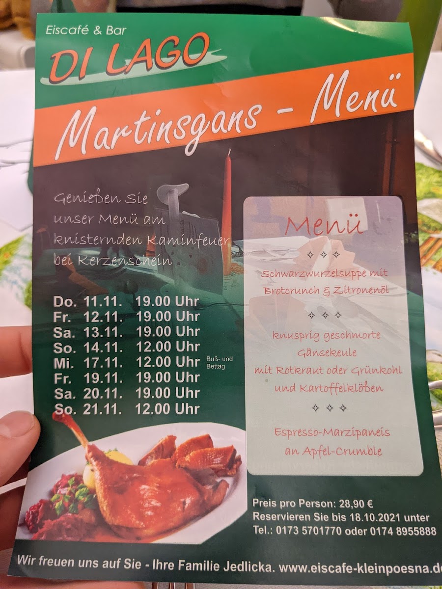 Eiscafé und Bar Di Lago Photo Menu 2