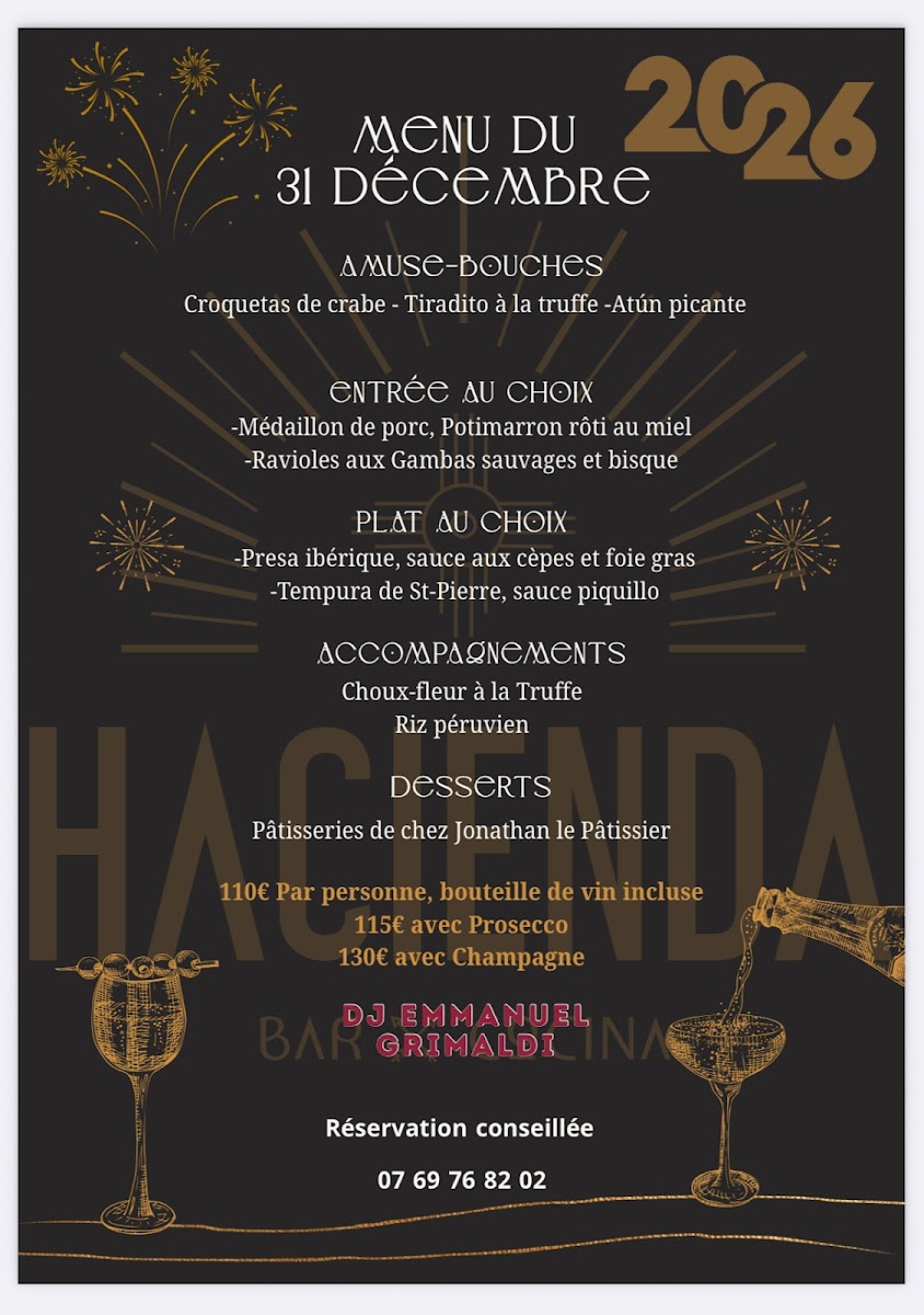 HACIENDA BAR Y COCINA Photo Menu 1