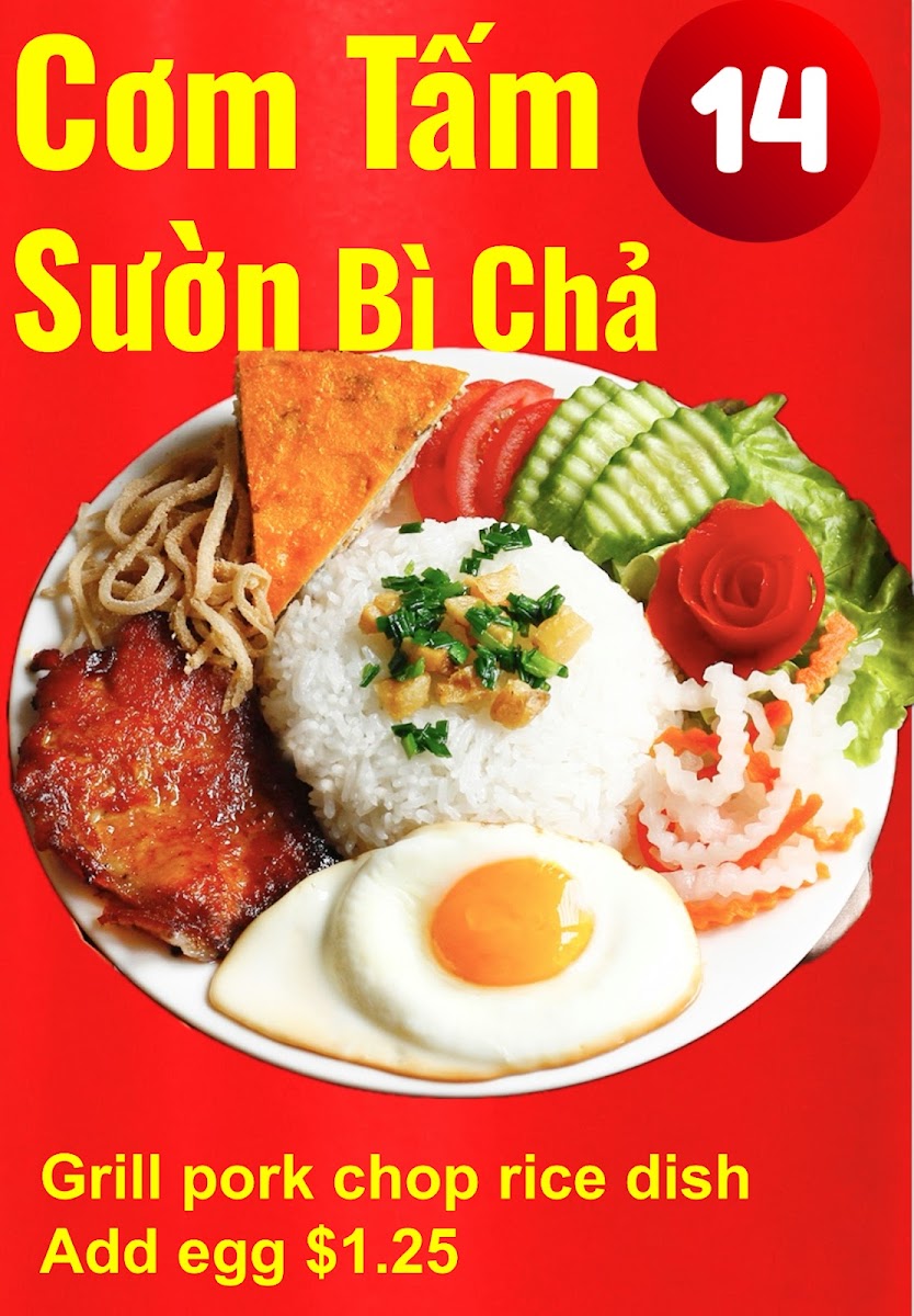 Pho Tai Photo Menu 9