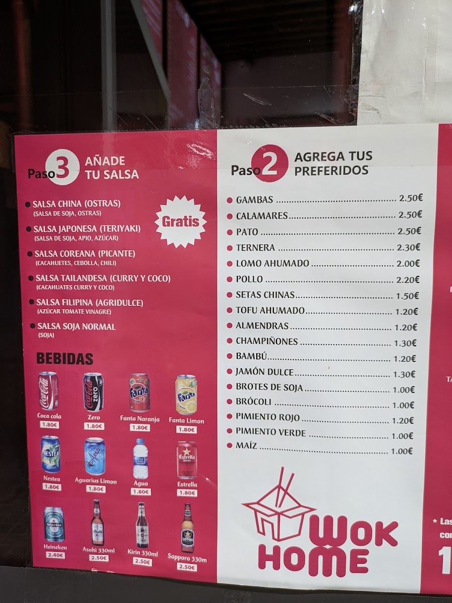 Wok Home Photo Menu 2