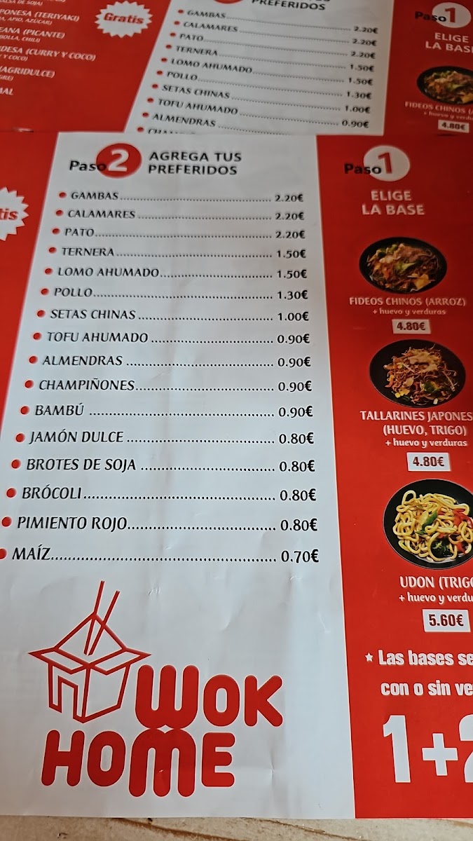 Wok Home Photo Menu 7