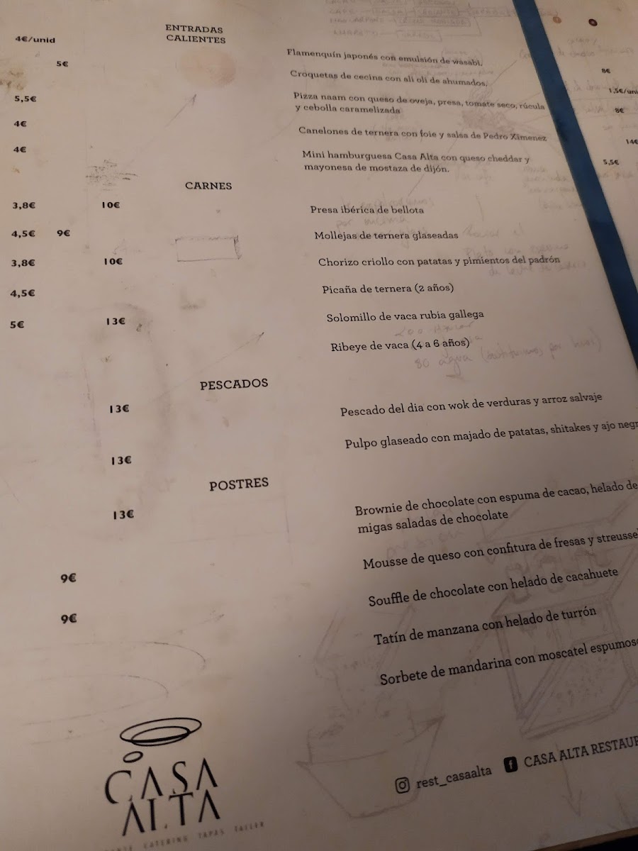 Restaurante Casa Alta Photo Menu 6