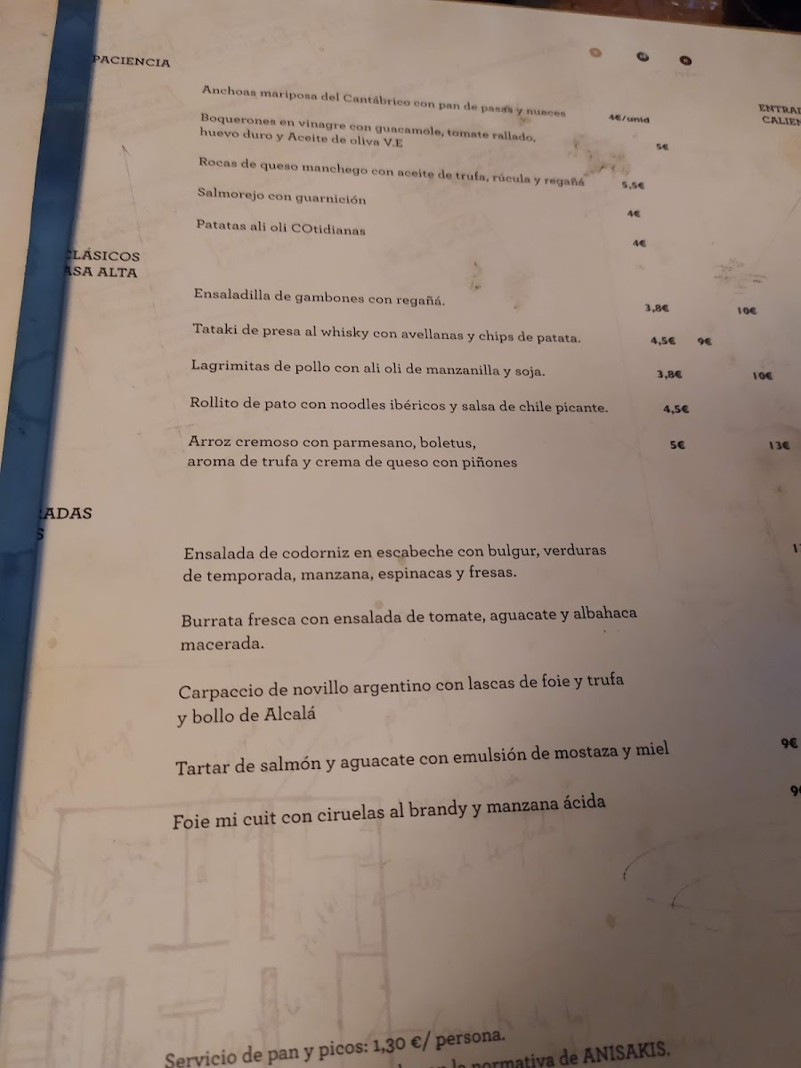 Restaurante Casa Alta Photo Menu 7