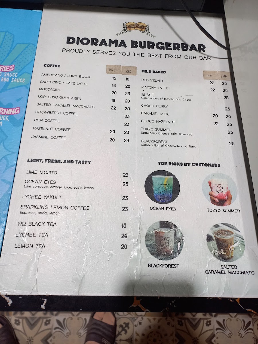 Diorama Coffee & Burger Bar Photo Menu 8