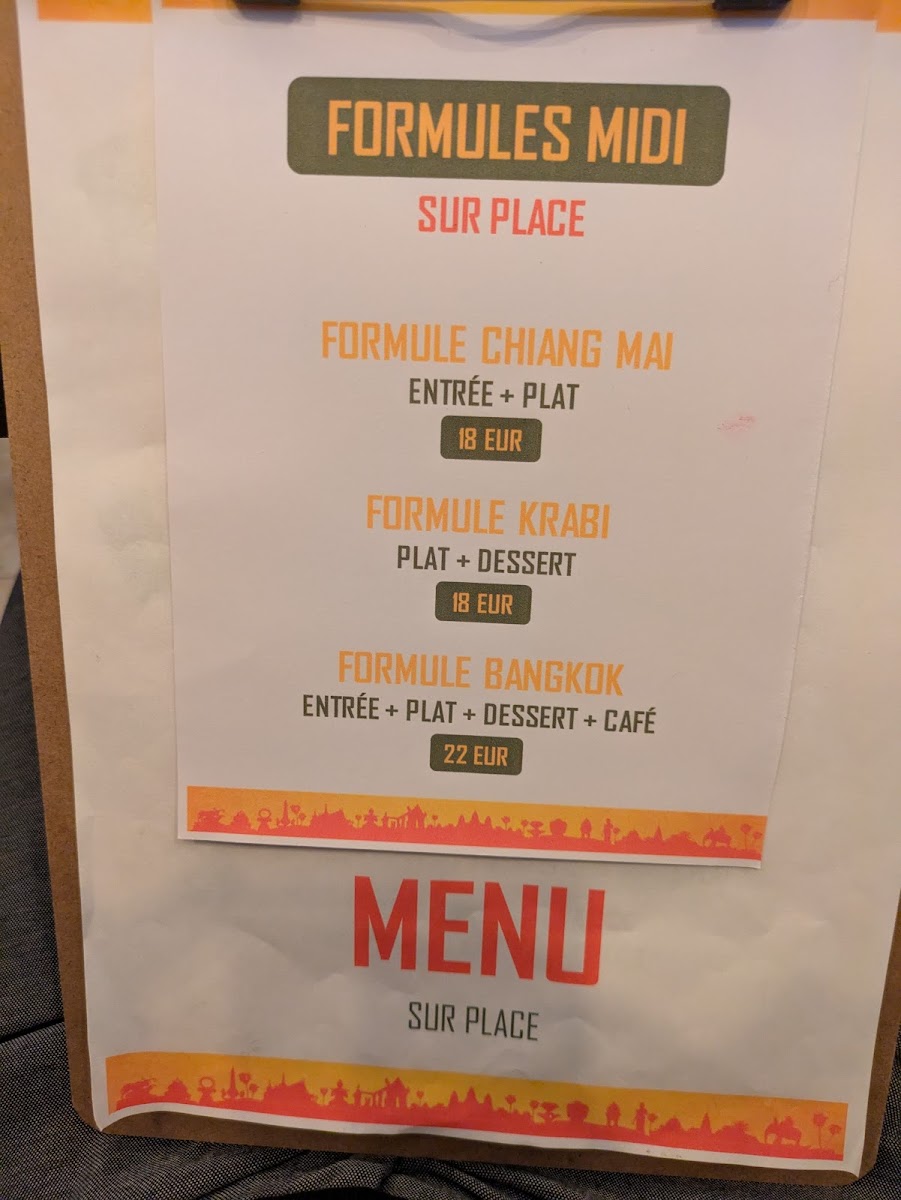 KAP KAO BISTROTHAÏ Photo Menu 2