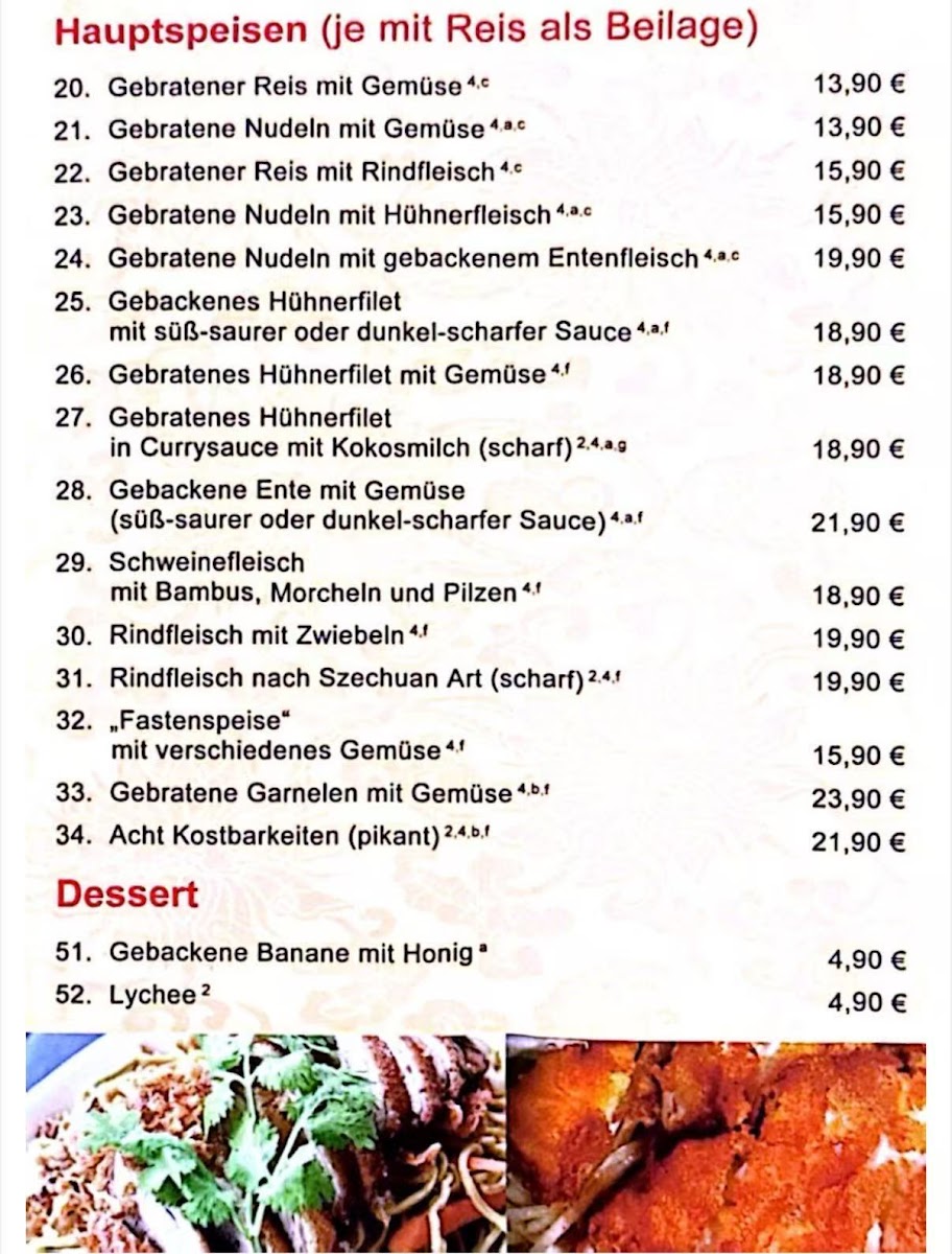 Asia Gourmet Photo Menu 1