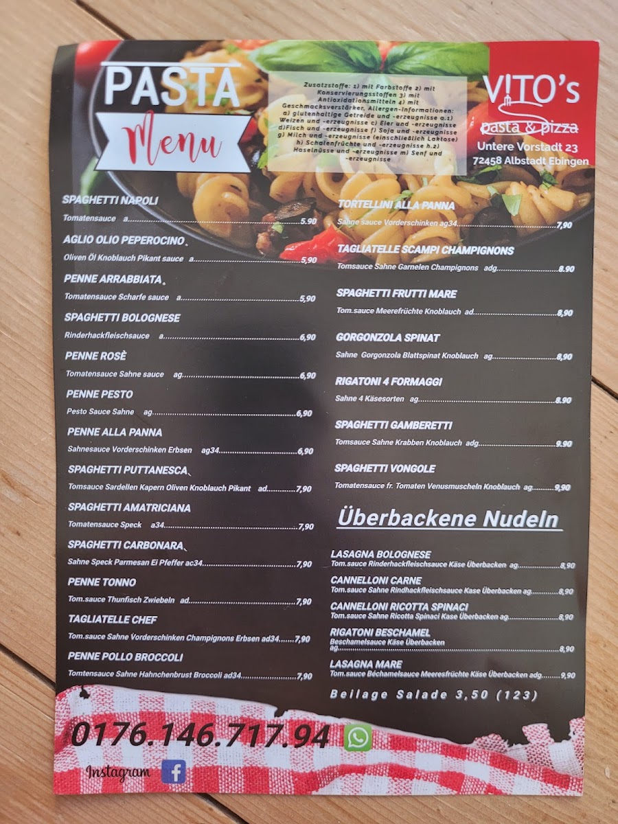 Vitos Photo Menu 1