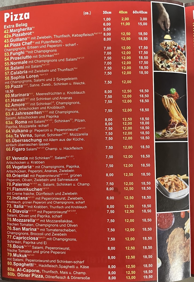 Palermo Bous Photo Menu 1