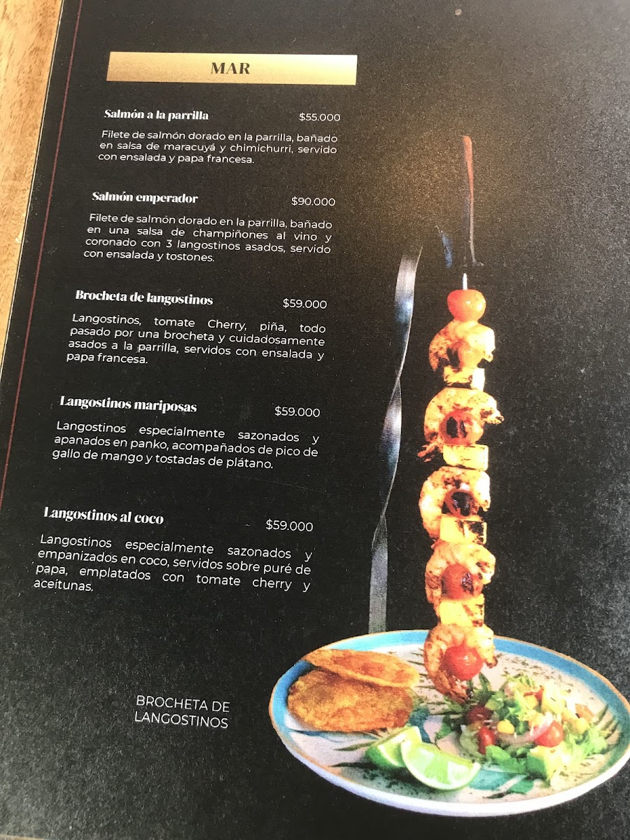 Carbón Steak House Photo Menu 5