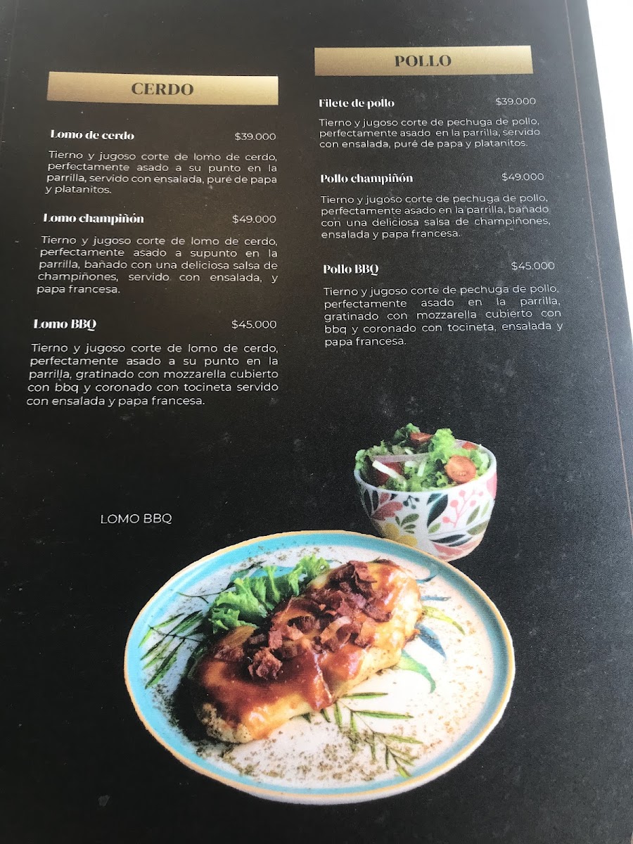 Carbón Steak House Photo Menu 6