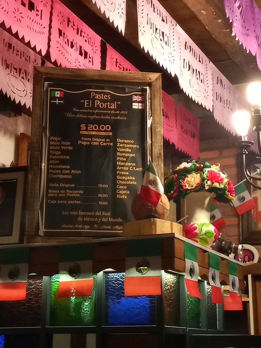 Pastes 'El Portal' Photo Menu 1