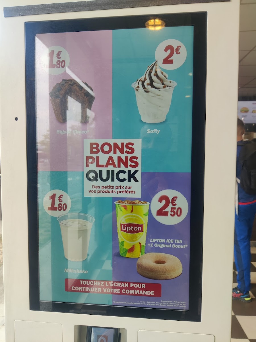 Quick de Toulouse Mirail Photo Menu 1