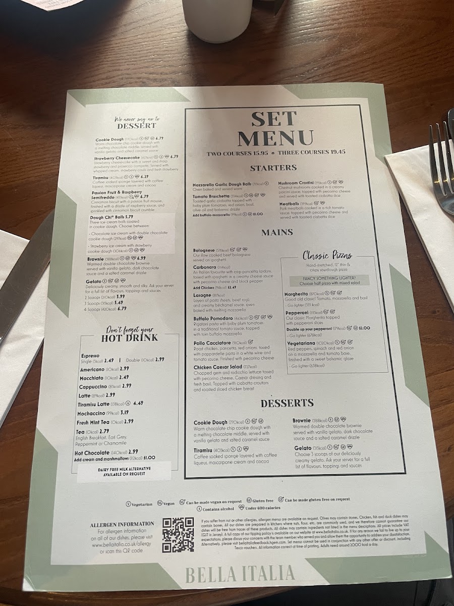 Bella Italia - Inverness Photo Menu 3