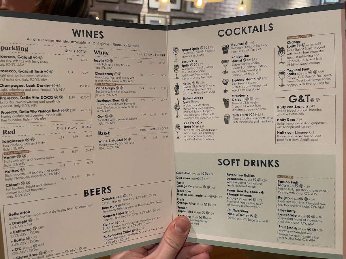 Bella Italia - Inverness Photo Menu 6