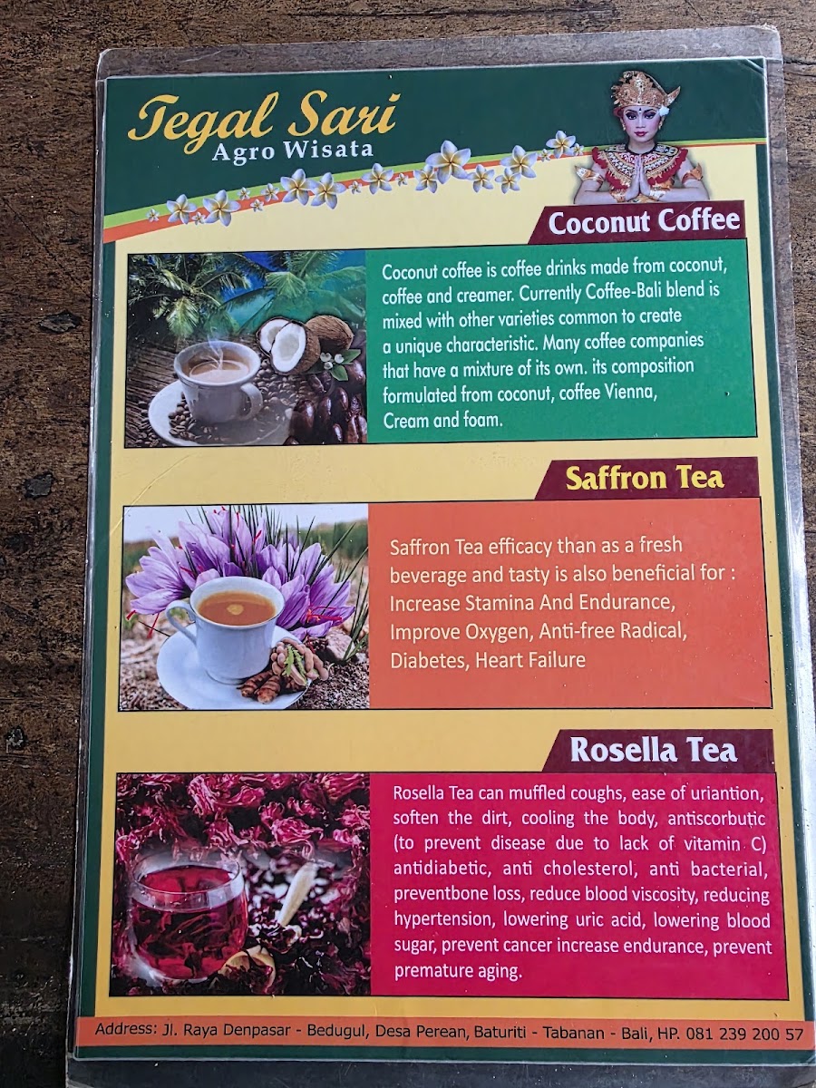 Tegal Sari Luwak coffee Photo Menu 2