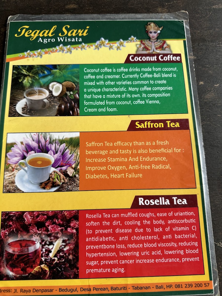 Tegal Sari Luwak coffee Photo Menu 3