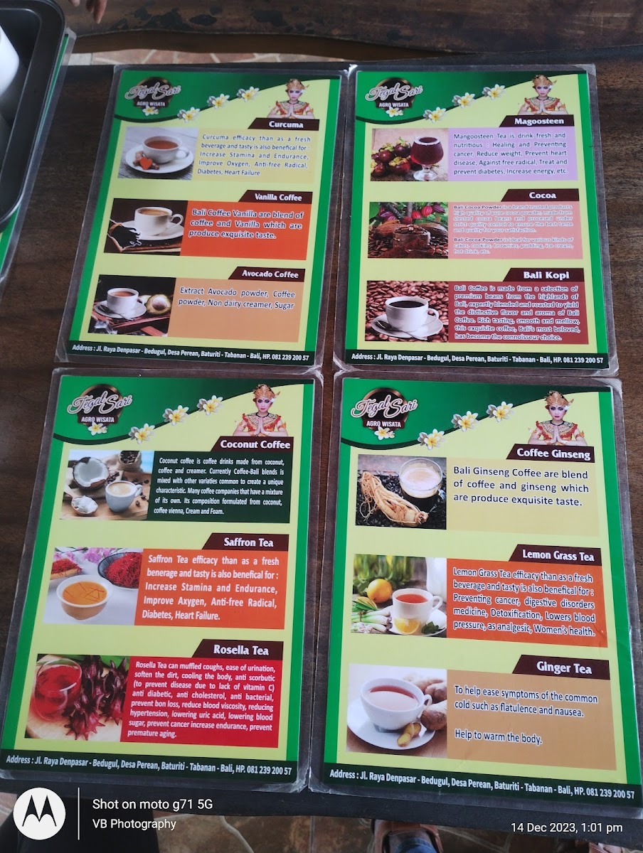 Tegal Sari Luwak coffee Photo Menu 6