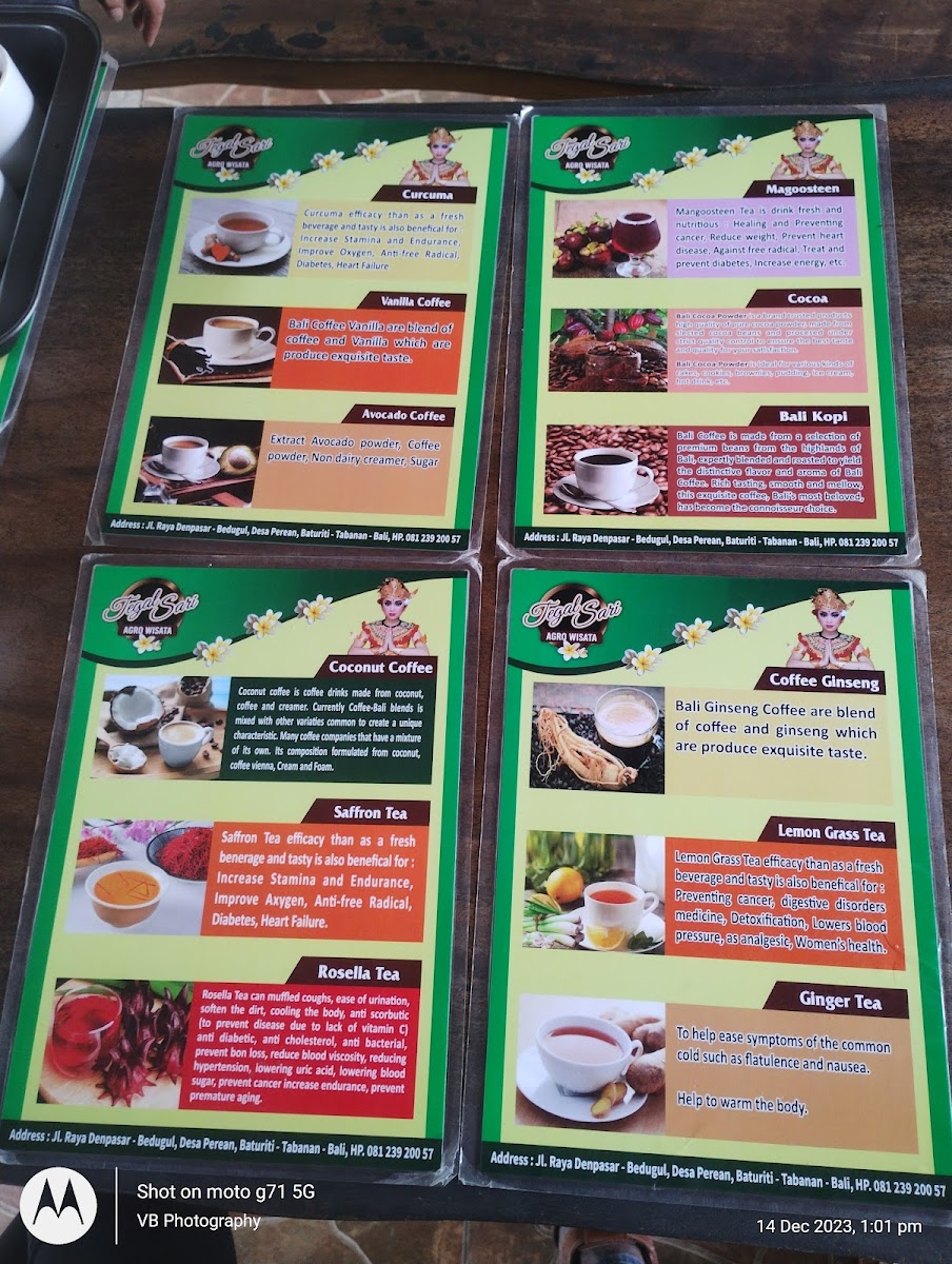 Tegal Sari Luwak coffee Photo Menu 7