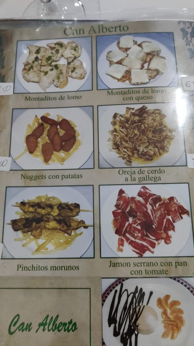 Can Alberto Bar de Tapeo Photo Menu 6