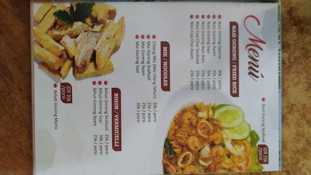 Rumah Makan 16 (dulunya Hawaii) Photo Menu 3