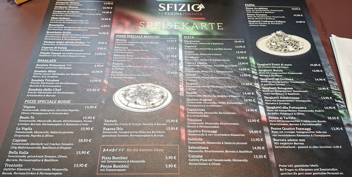 SFIZIO am Postplatz Photo Menu 3