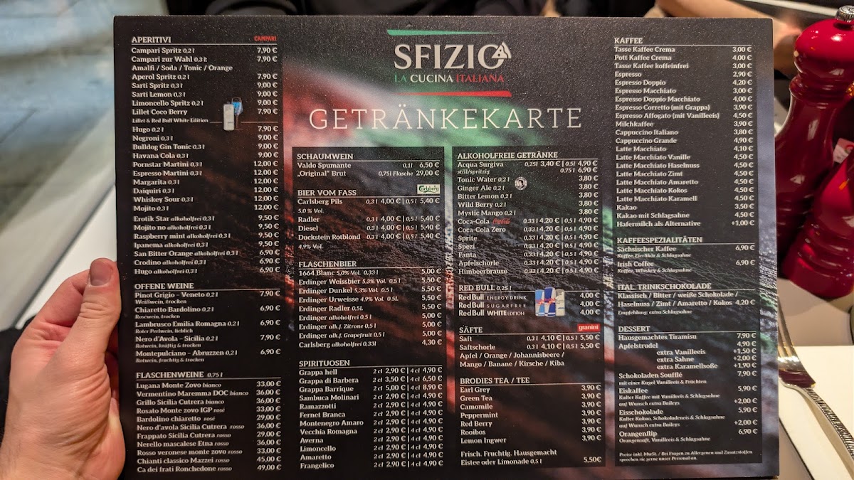 SFIZIO am Postplatz Photo Menu 4