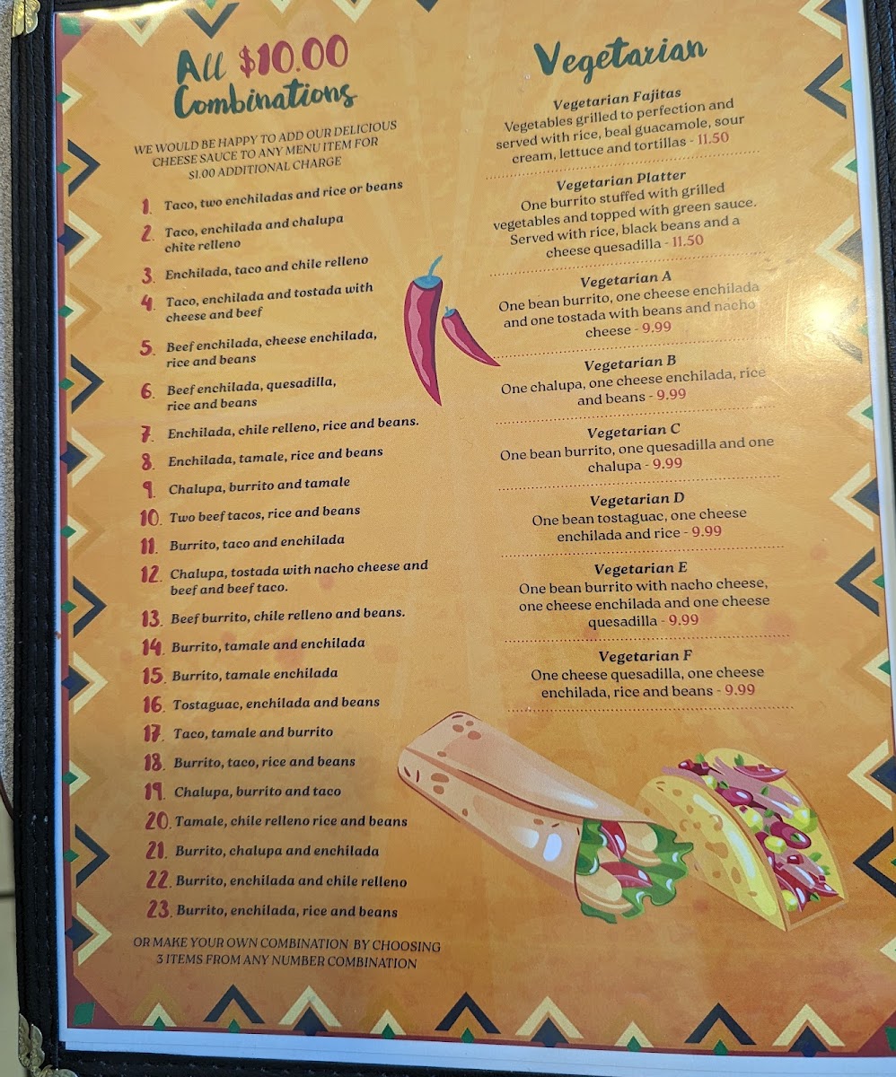 Don Joe Mexican restaurant Photo Menu 3