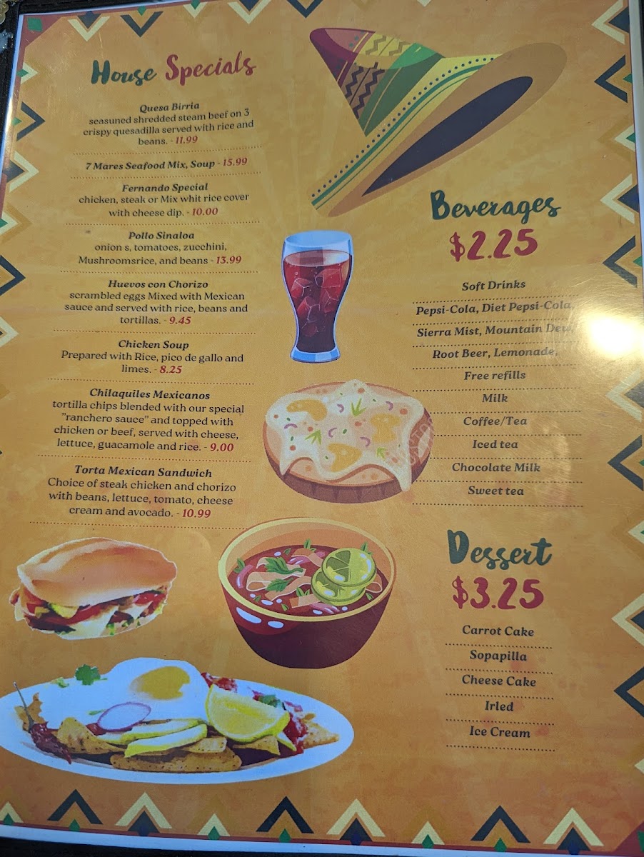 Don Joe Mexican restaurant Photo Menu 4