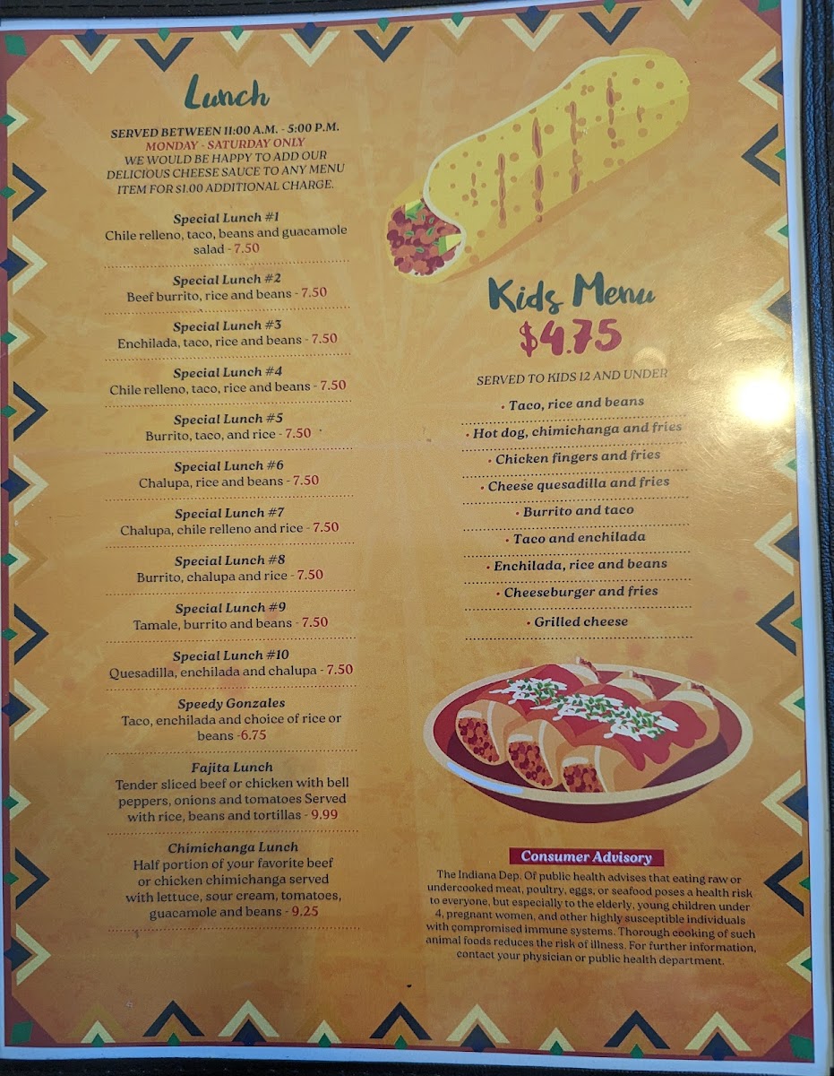 Don Joe Mexican restaurant Photo Menu 6