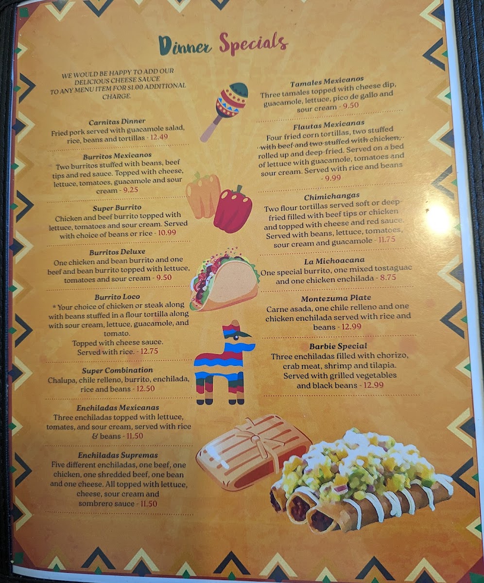 Don Joe Mexican restaurant Photo Menu 7