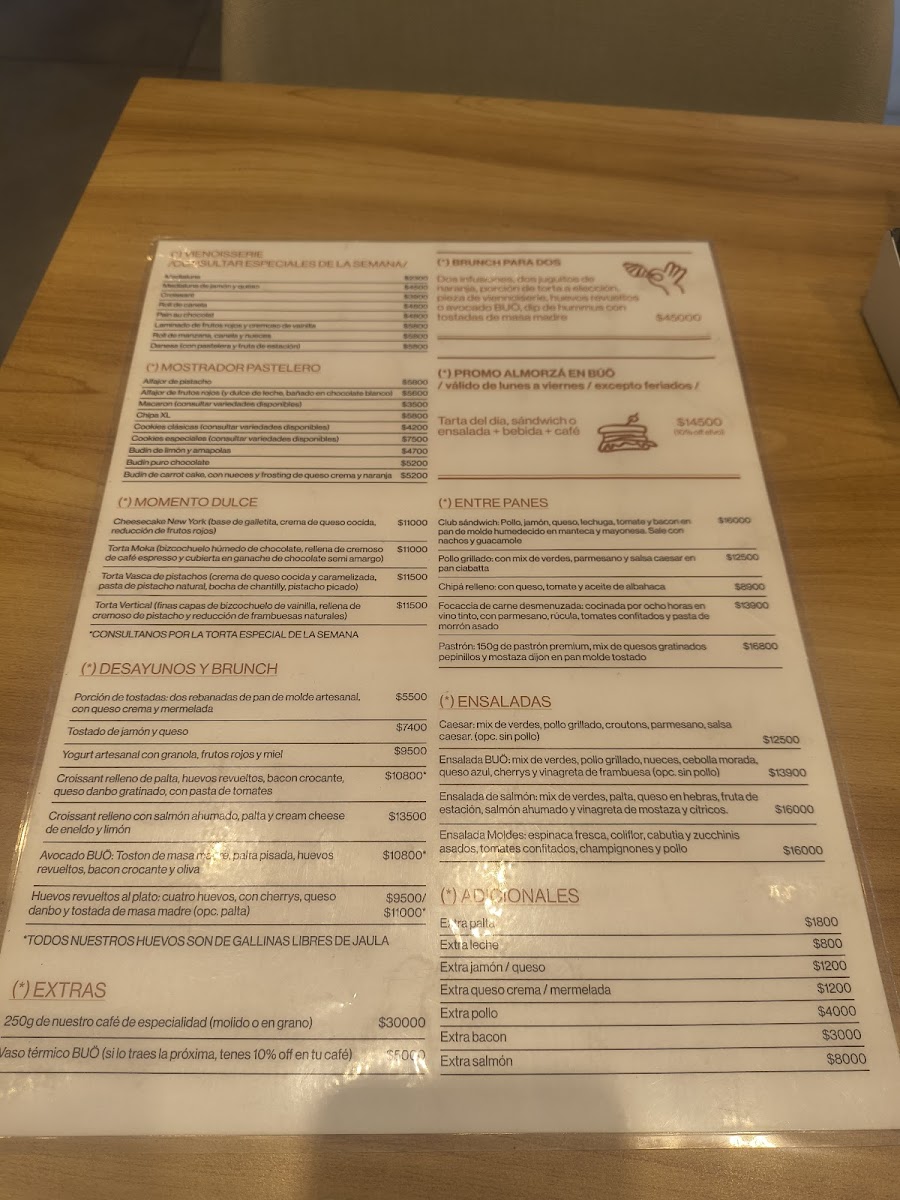 Buö Café Photo Menu 3