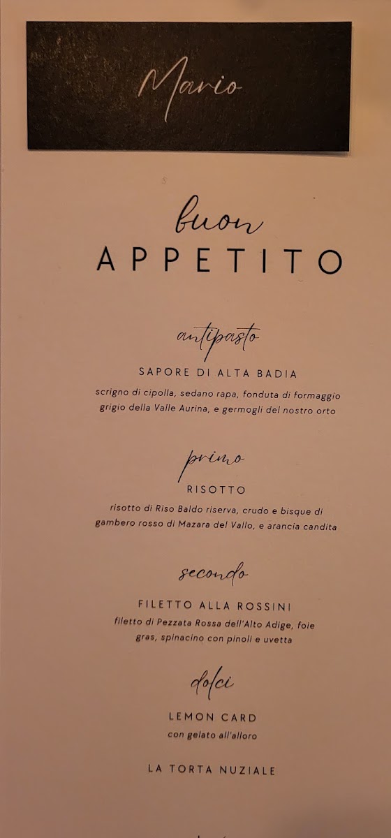 Piz Boè Alpine Lounge Photo Menu 2