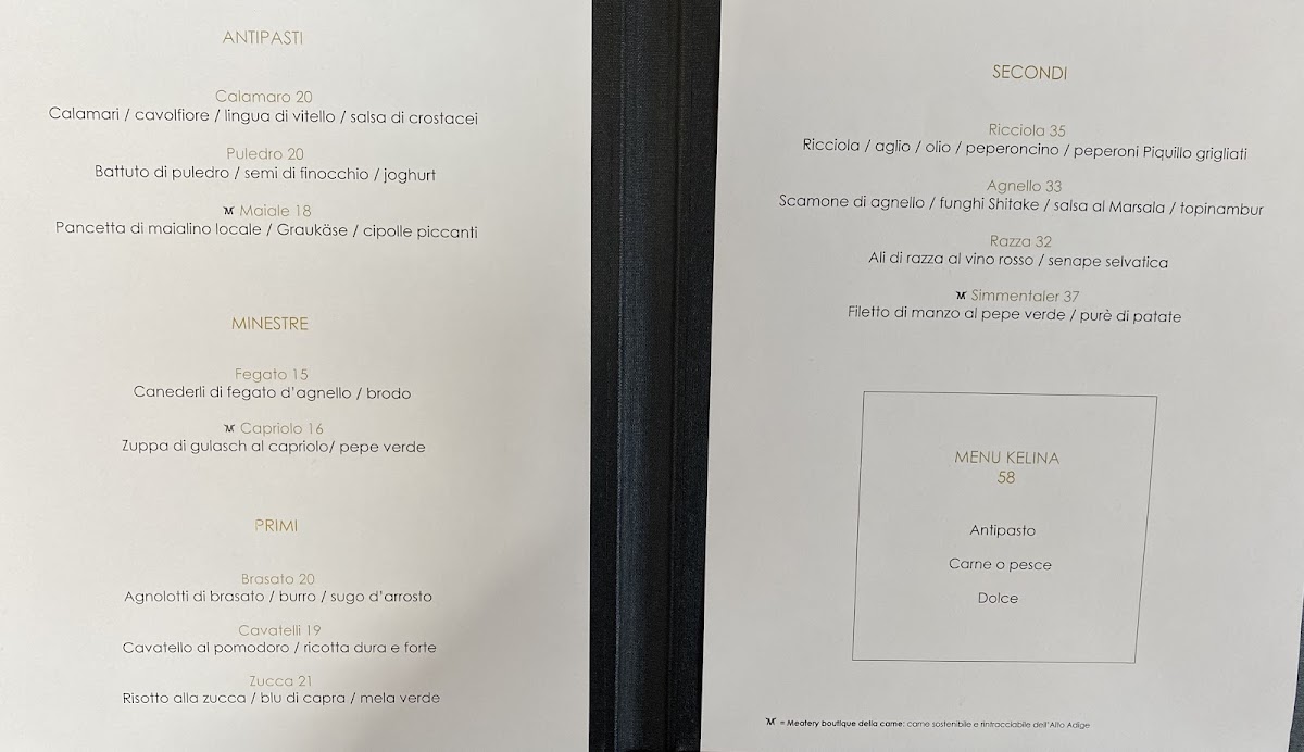 Piz Boè Alpine Lounge Photo Menu 5