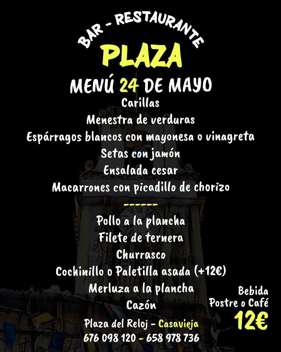 Bar Restaurante Plaza Photo Menu 8