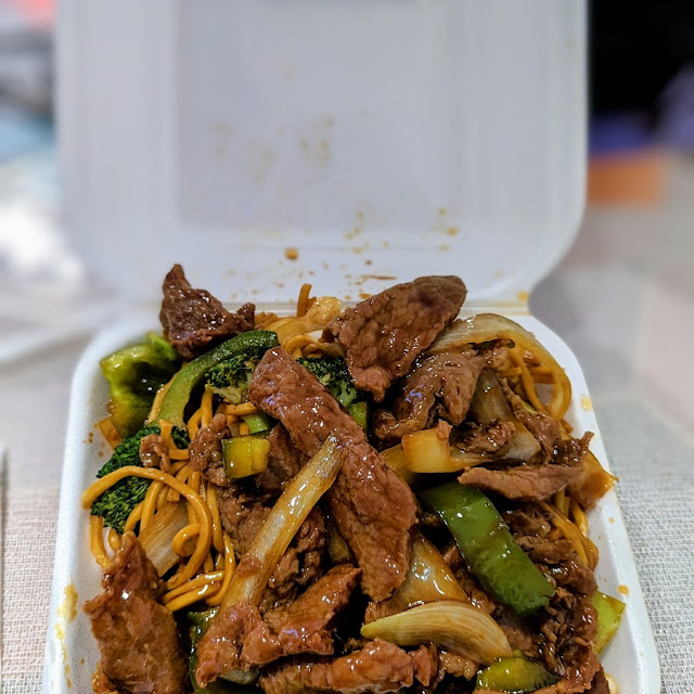 Pepper Steak with Chow Mein